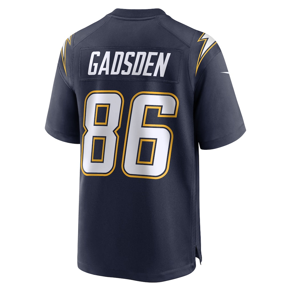 harde LA.Chargers #86 Oronde Gadsden Navy Alternate 2 Super Chargers Game Jersey