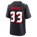 harde H.Texans #33 Dare Ogunbowale Navy Team Game Jersey