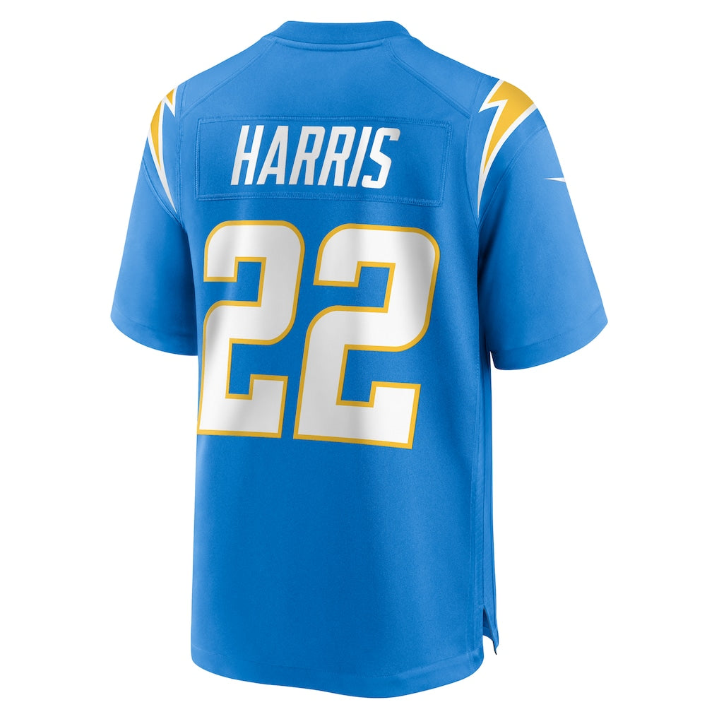 harde LA.Chargers #22 Najee Harris Powder Blue Player Game Jersey