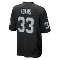 harde LV.Raiders #33 Jamal Adams Black Team Game Jersey