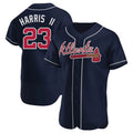 harde A.Braves #23 Michael Harris II player Navy Authentic Alternate Stitched Jerseys