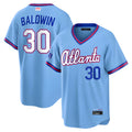 harde A.Braves #30 Drake Baldwin player Blue 2026 City Connect Stadium Stitched Jerseys
