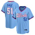 harde A.Braves #51 Chris Sale Player Powder Blue 2026 City Connect T shirt Stitched Jerseys