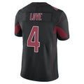 harde A.Cardinals #4 Jeremiyah Love Player Black Limited Elite Home Game Stitched Jerseys