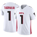 harde A.Falcons #1 Tua Tagovailoa Player White Vapor F.U.S.E. Limited Home Game Stitched Jerseys
