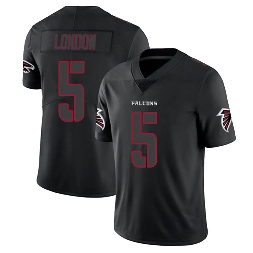 harde A.Falcons #5 Drake London Player Black Impact Limited Stitched Jerseys