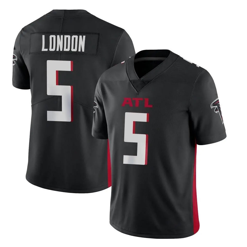 harde A.Falcons #5 Drake London Player Black Vapor Untouchable Limited Home Game Stitched Jerseys