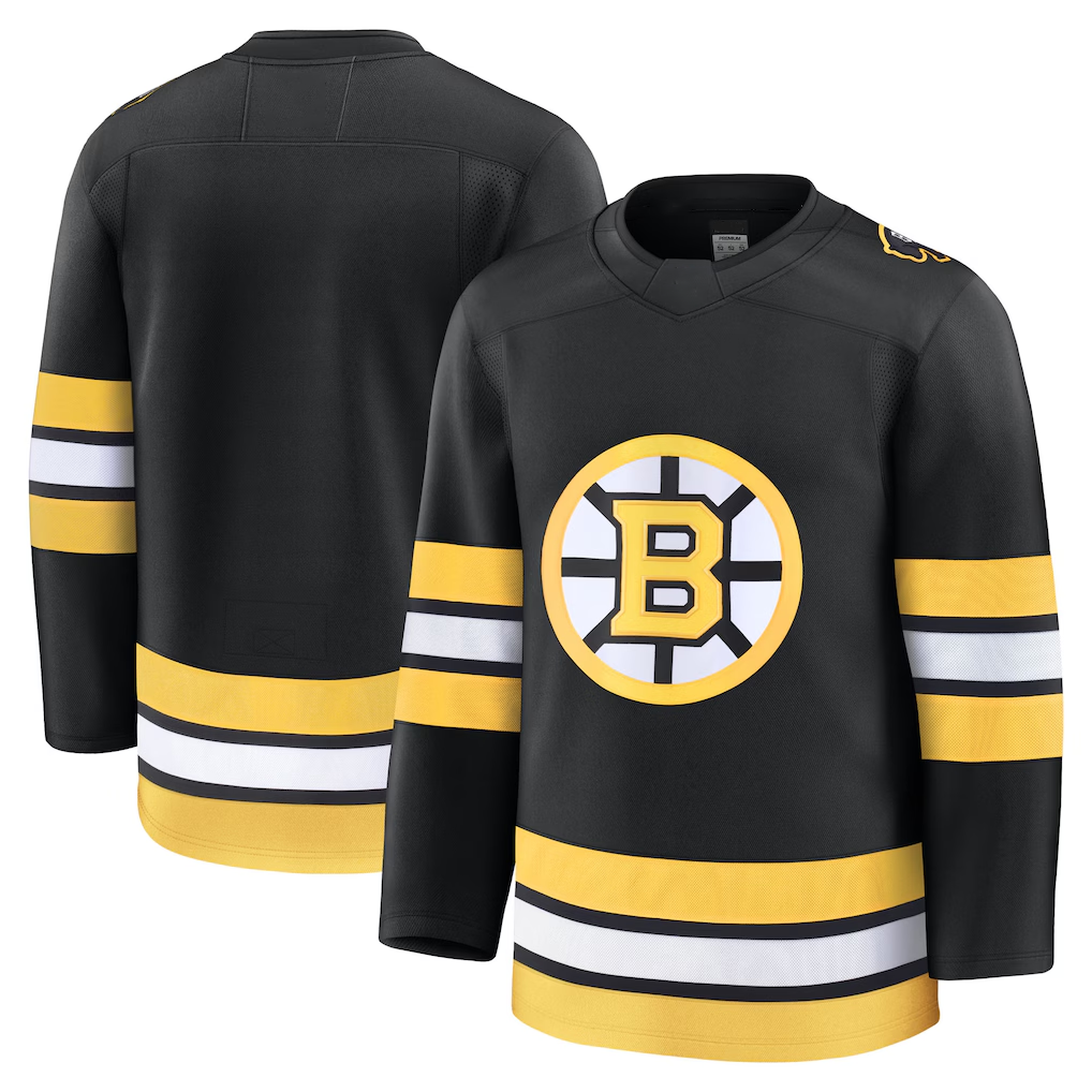 harde B.Bruins Black Home Premium Stitched Jerseys
