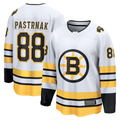 harde B.Bruins #88 David Pastrnak White Away Breakaway Player Stitched Jerseys