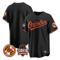 harde B.Orioles Black 30th Anniversary of 2131 Home Game Blank Player Stitched Jerseys