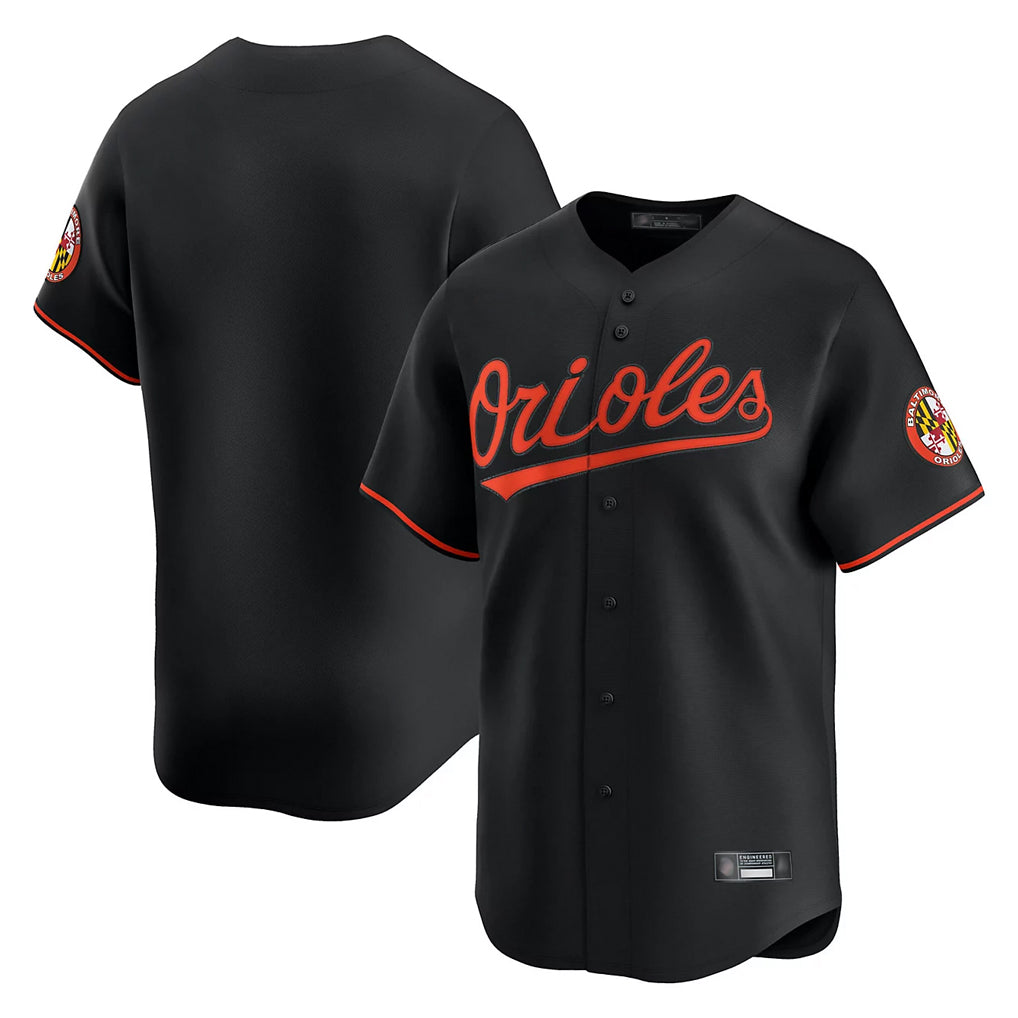 harde B.Orioles Black Limited Home Game Blank Player Stitched Jerseys