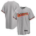 harde B.Orioles Gray Home Game Blank Player Stitched Jerseys