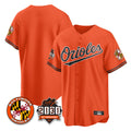 harde B.Orioles Orange 30th Anniversary of 2131 Home Game Blank Player Stitched Jerseys