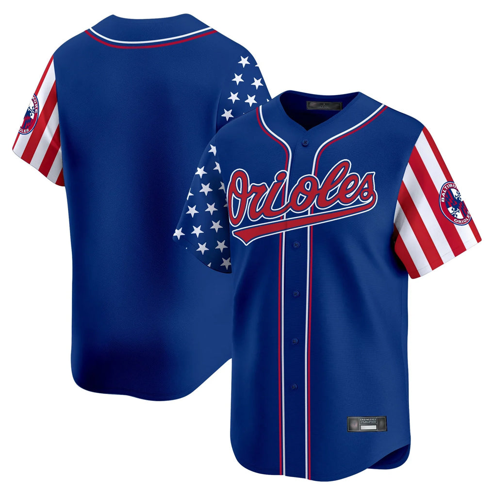 harde B.Orioles Royal Independence Day Vapor Premier Limited Home Game Blank Player Stitched Jerseys