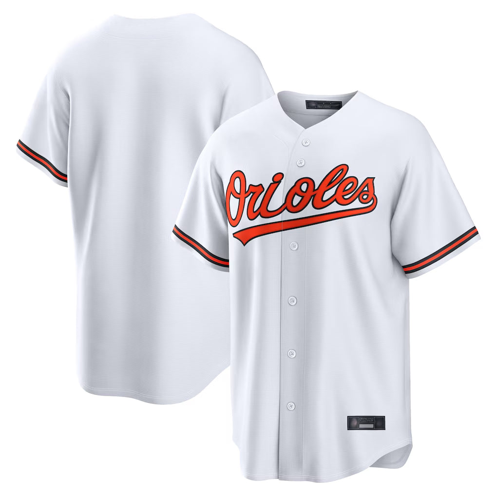 harde B.Orioles White Home Game Blank Player Stitched Jerseys