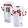 harde B.Orioles #11 Jordan Westburg Player White Limited Home Game Stitched Jerseys