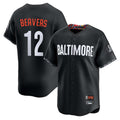 harde B.Orioles #12 Dylan Beavers Player Black City Connect Limited Home Game Stitched Jerseys