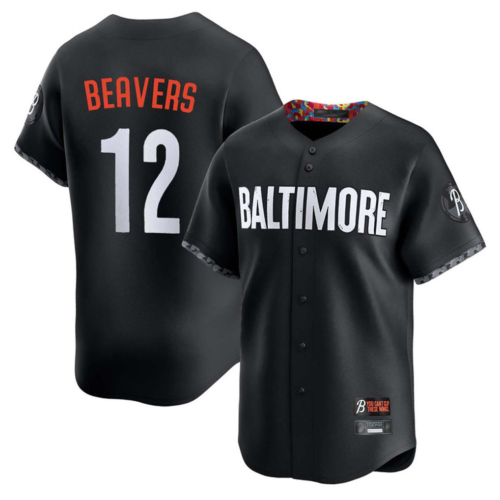 harde B.Orioles #12 Dylan Beavers Player Black City Connect Limited Home Game Stitched Jerseys