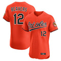 harde B.Orioles #12 Dylan Beavers Player Orange Limited Elite Home Game Stitched Jerseys