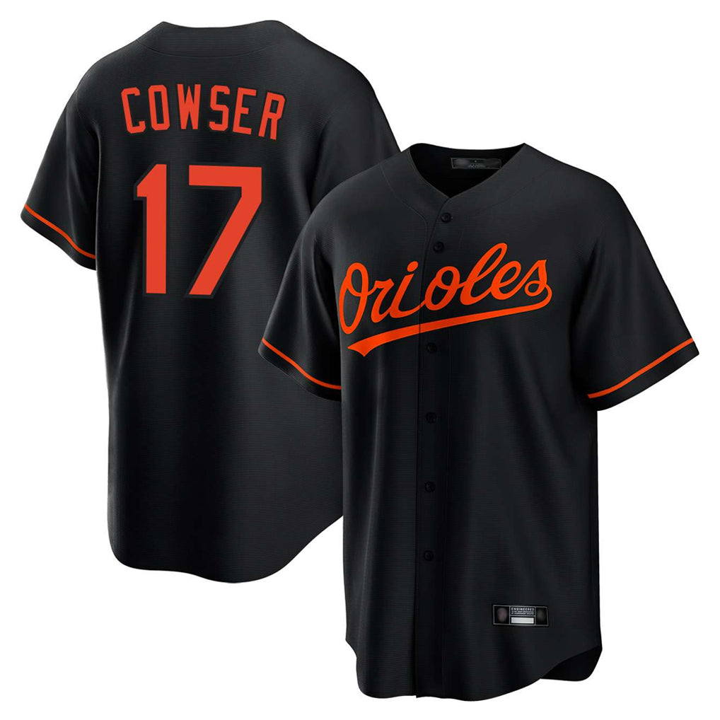harde B.Orioles #17 Colton Cowser Player Black Home Game Stitched Jerseys
