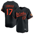 harde B.Orioles #17 Colton Cowser Player Black Limited Home Game Stitched Jerseys