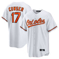 harde B.Orioles #17 Colton Cowser Player White Home Game Stitched Jerseys