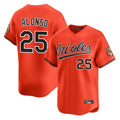 harde B.Orioles #25 Pete Alonso Player Orange Limited Home Game Stitched Jerseys