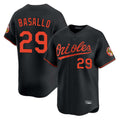 harde B.Orioles #29 Samuel Basallo Player Black Limited Home Game Stitched Jerseys