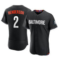 harde B.Orioles #2 Gunnar Henderson Player Black City Connect Limited Elite Home Game Stitched Jerseys