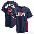 harde B.Orioles #2 Gunnar Henderson Player Navy USA 2026 World Classic Home Game Stitched Jerseys