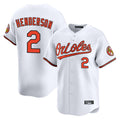 harde B.Orioles #2 Gunnar Henderson Player White Limited Home Game Stitched Jerseys
