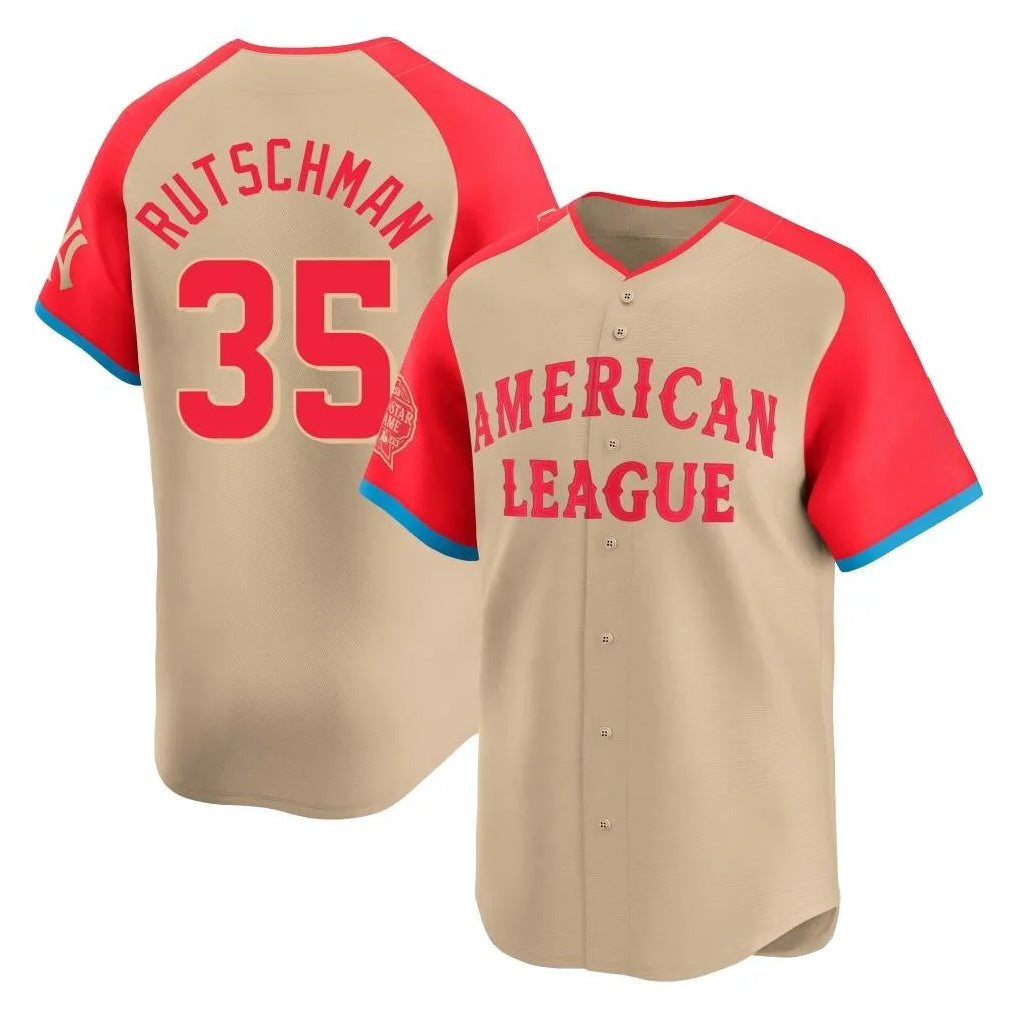 harde B.Orioles #35 Adley Rutschman Cream American League All-Star Limited Home Game Stitched Jerseys