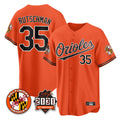 harde B.Orioles #35 Adley Rutschman Orange 30th Anniversary of 2131 Home Game Stitched Jerseys