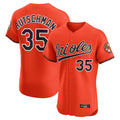 harde B.Orioles #35 Adley Rutschman Orange T-shirt Limited Home Game Stitched Jerseys