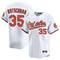 harde B.Orioles #35 Adley Rutschman Player White Limited Home Game Stitched Jerseys