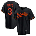 harde B.Orioles #3 Taylor Ward Player Black Home Game Stitched Jerseys