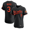 harde B.Orioles #3 Taylor Ward Player Black Limited Elite Home Game Stitched Jerseys