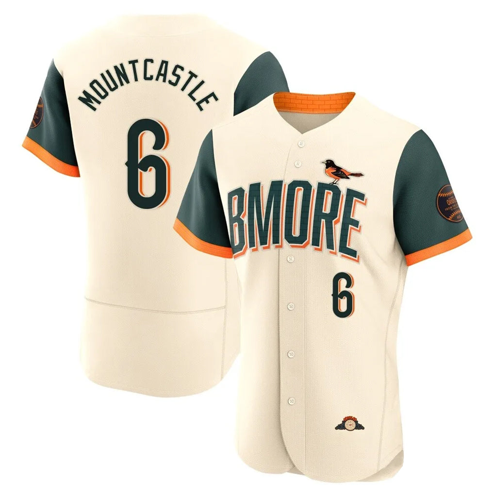 harde B.Orioles #6 Ryan Mountcastle Player Cream 2026 City Connect Limited Elite Home Game Stitched Jerseys