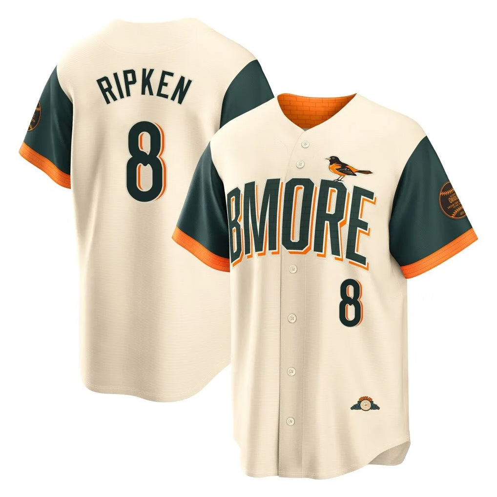 harde B.Orioles #8 Cal Ripken Player Cream 2026 City Connect Home Game Stitched Jerseys