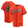 harde B.Orioles #8 Cal Ripken Player Orange Home Game Stitched Jerseys