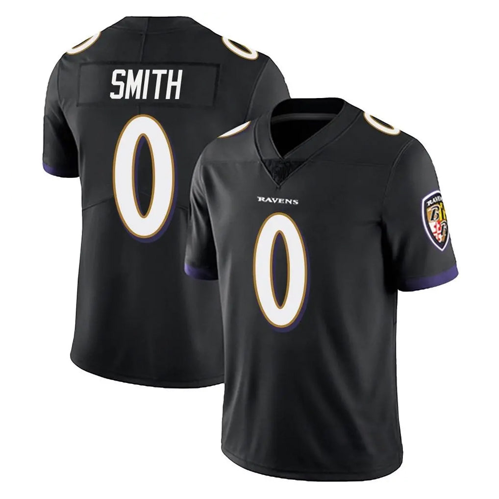 harde B.Ravens #0 Roquan Smith Player Black Vapor Untouchable Limited Home Game Stitched Jerseys
