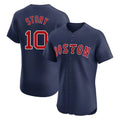 harde B.Red Sox #10 Trevor Story Player Navy Limited Elite Home Game Stitched Jerseys