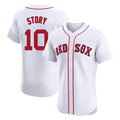harde B.Red Sox #10 Trevor Story Player White Limited Elite Home Game Stitched Jerseys