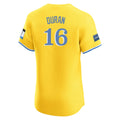 harde B.Red Sox #16 Jarren Duran Player Yellow Limited Elite Home Game Stitched Jerseys