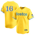 harde B.Red Sox #16 Jarren Duran Player Yellow Limited Home Game Stitched Jersey