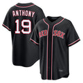 harde B.Red Sox #19 Roman Anthony Player Black Out Home Game Stitched Jerseys