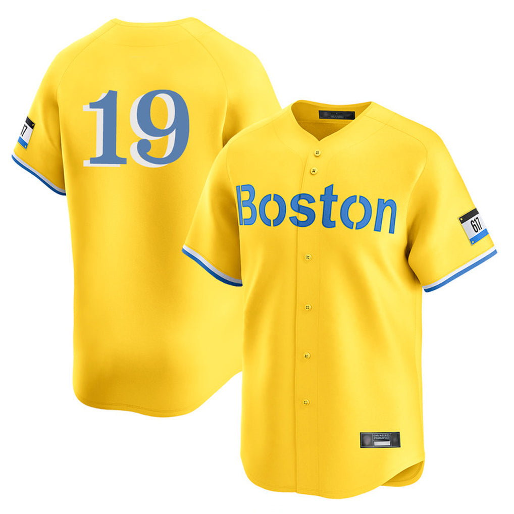 harde B.Red Sox #19 Roman Anthony Player Yellow Limited Home Game Stitched Jerseys
