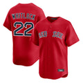 harde B.Red Sox #22 Garrett Whitlock Player Red Limited Home Game Stitched Jerseys