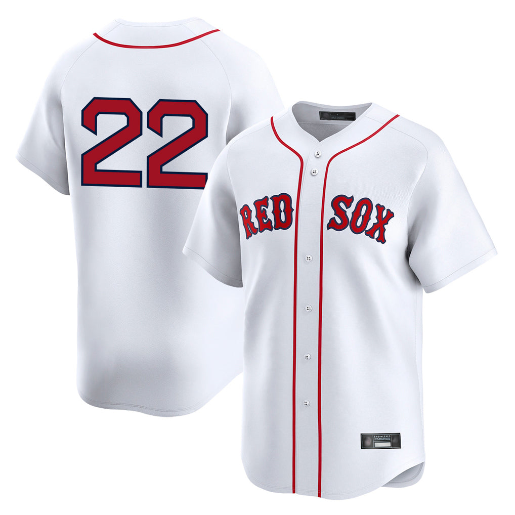 harde B.Red Sox #22 Garrett Whitlock Player White Limited Home Game Stitched Jerseys