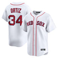 harde B.Red Sox #34 David Ortiz Player White Limited Home Game Stitched Jerseys